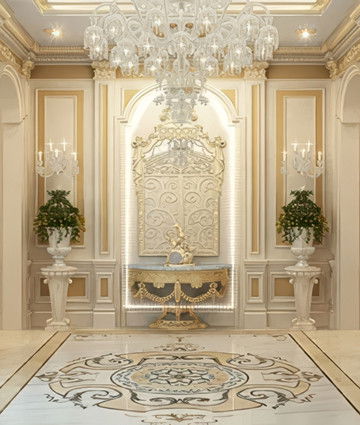 Magnificent entrance hall interior