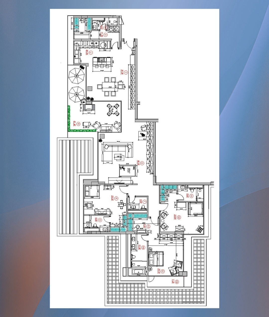 Luxury House Plan Villa 35