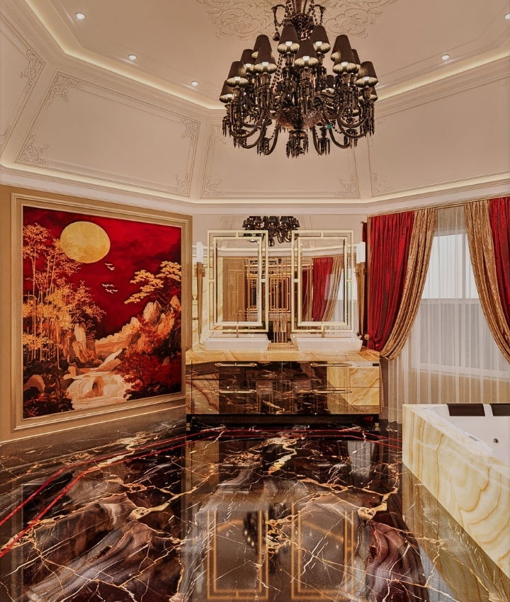 تصميم الحمام الداخلي - دبي