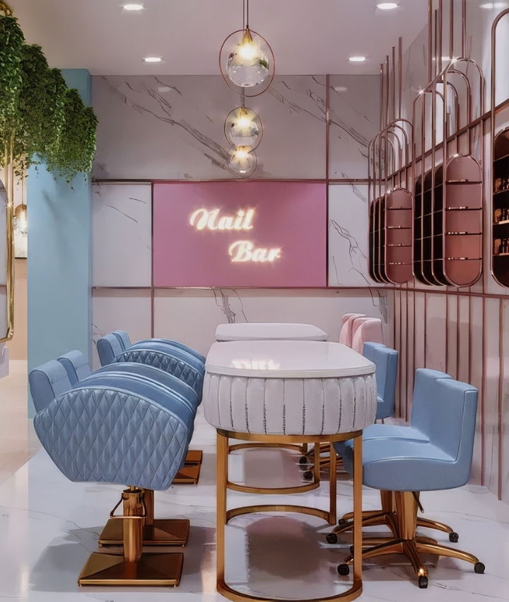 CLASSY BEAUTY SALON INTERIOR DESIGN