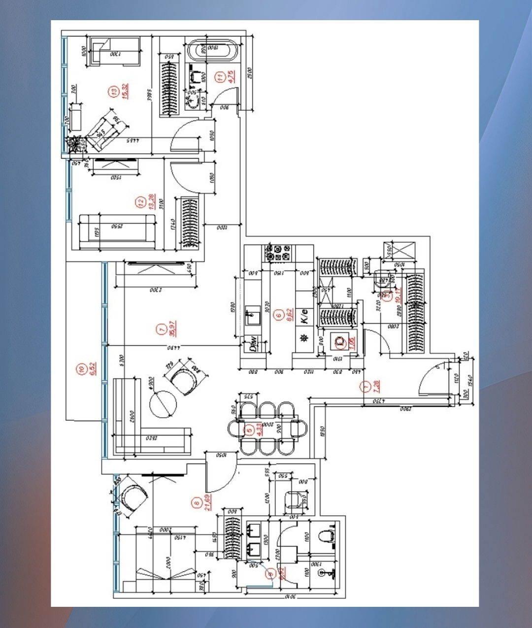 Luxury Reustarant Plan in UAE