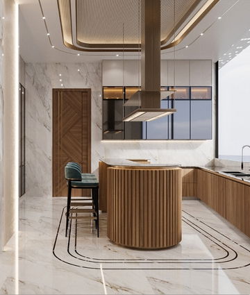 Kitchen Interior Neoclassic