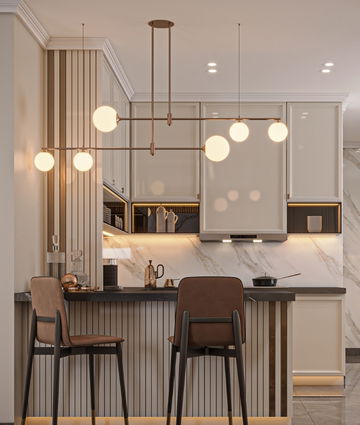 Kitchen Interior  in Neoclassical