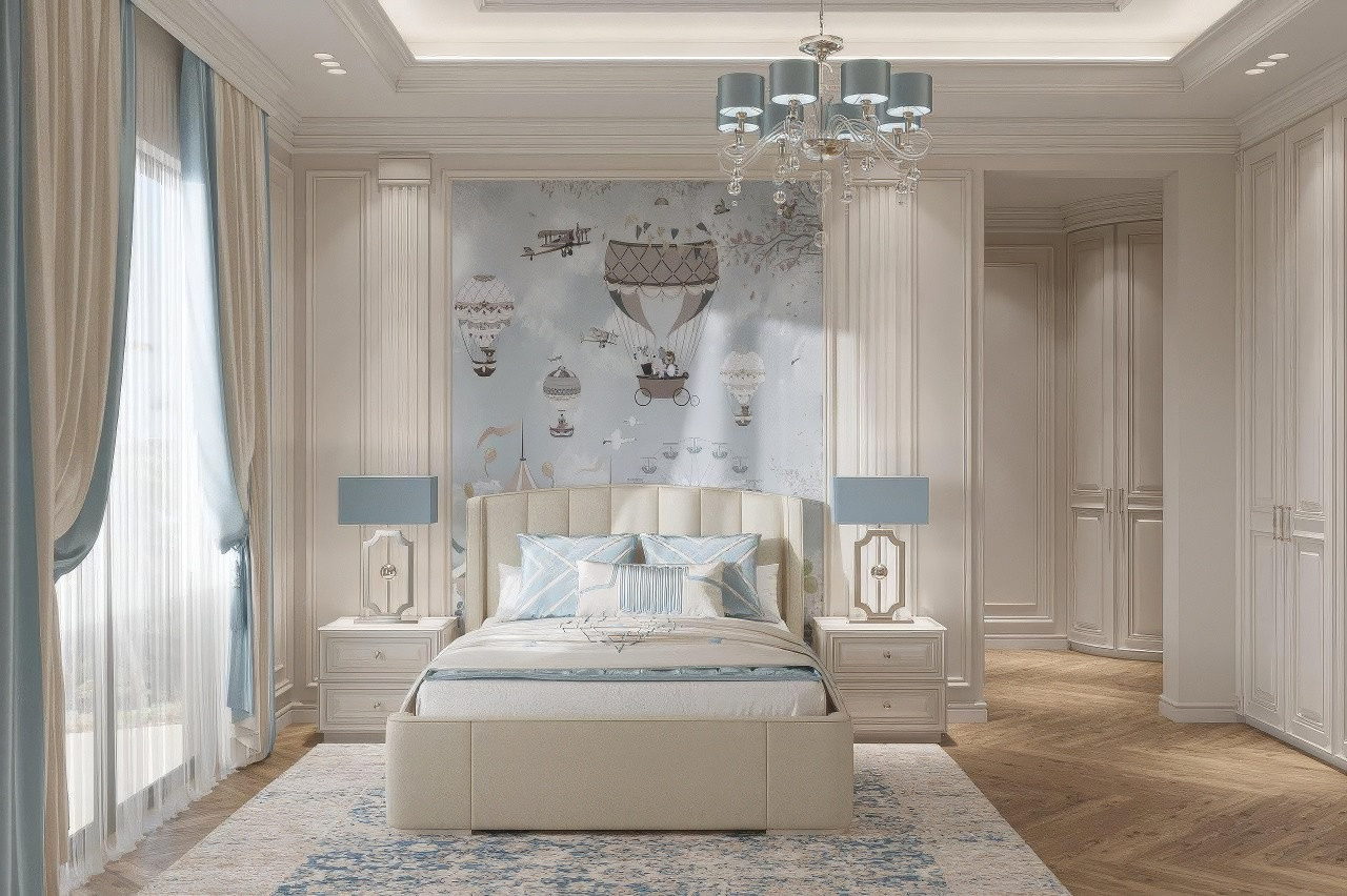 تصميم التصميم الداخلي لغرفة الأطفال