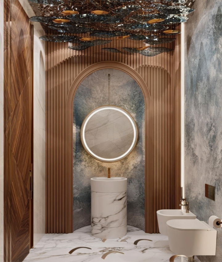 الحمام الفاخر في أبو ظبي