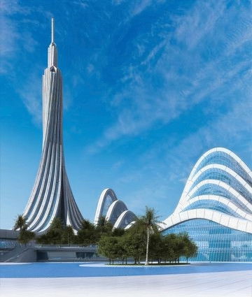 Exclusive modern architecture