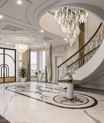 Luxury Villa Main Entrance