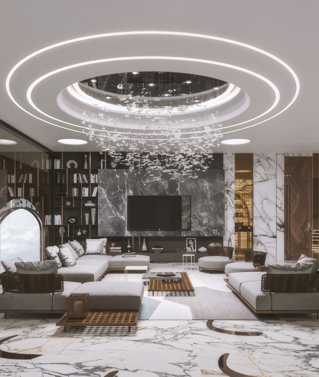 Elegance Redefined in Living Room Interior Design