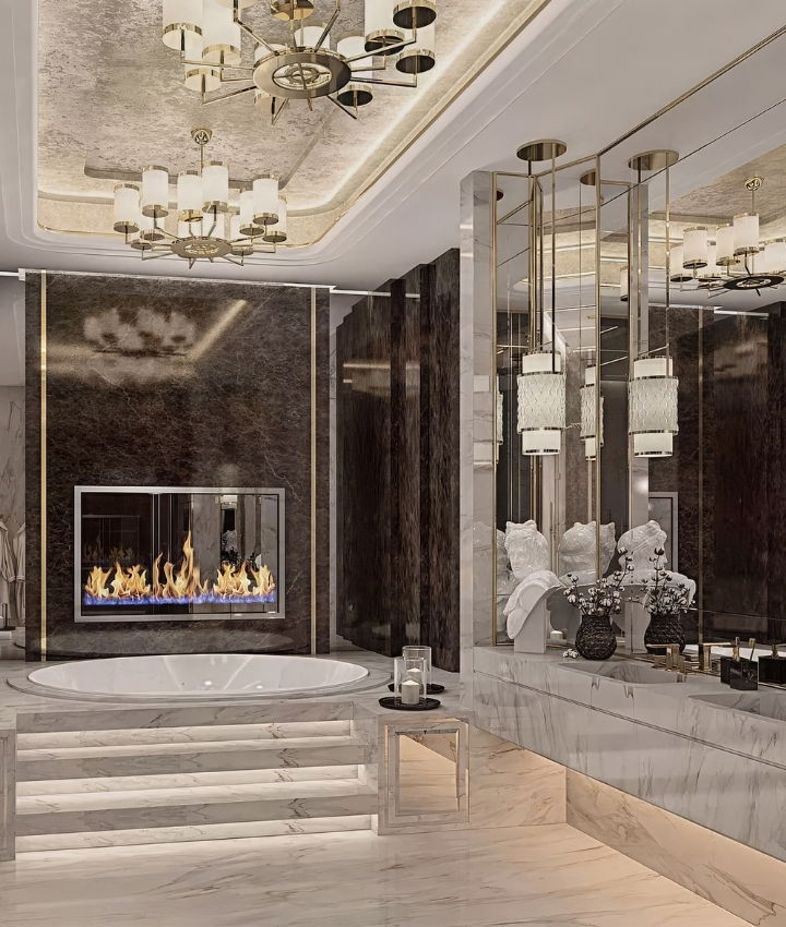 تصميم حمام مذهل