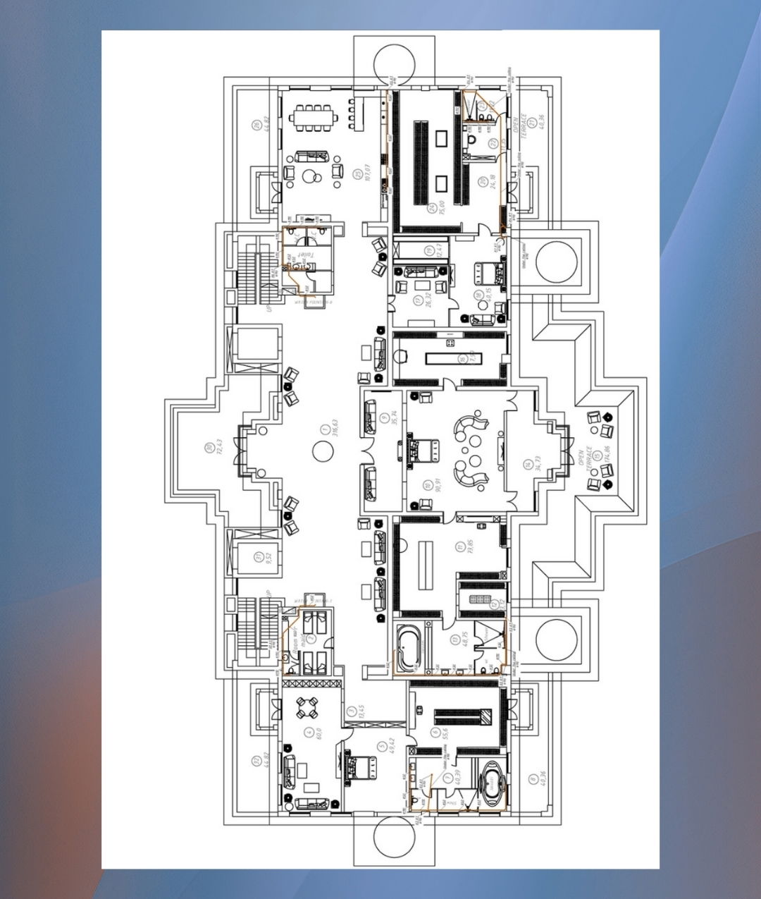 Exclusive Villa Floor Plan