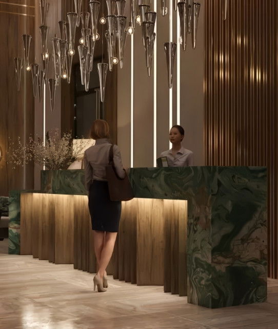 Hotel lobby design dubai