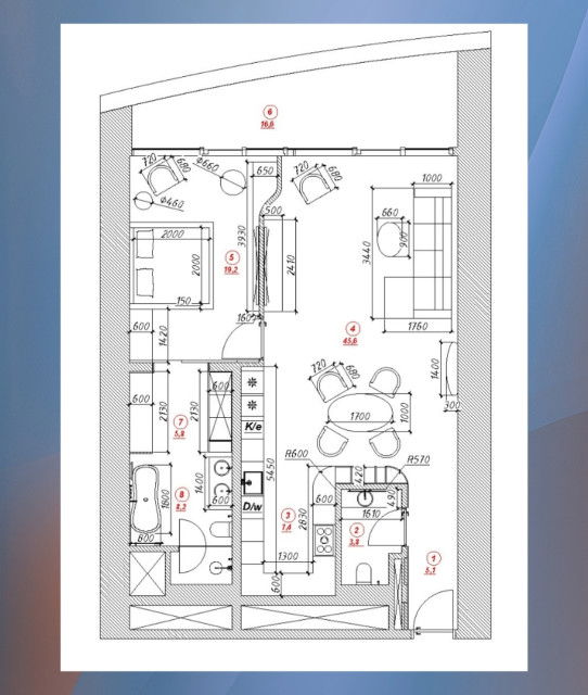 مخطط منزل فاخر 1