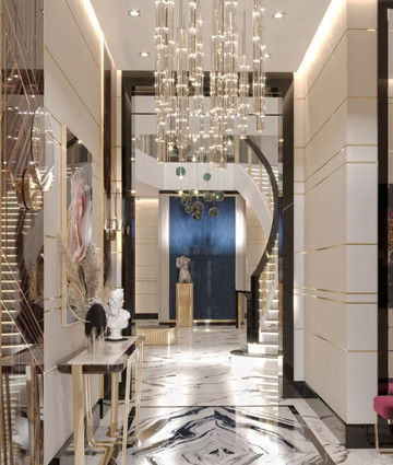 Идея изысканного дизайна прихожей