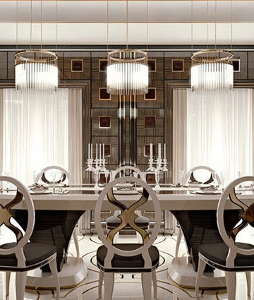 Роскошный интерьер кухни в классическом стиле