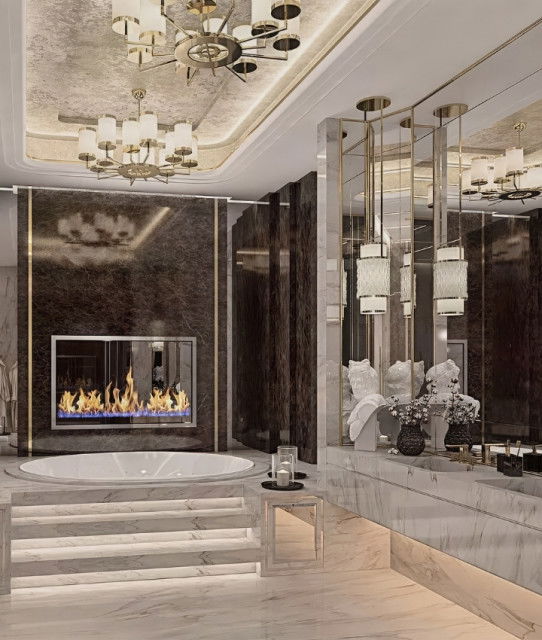 تصميم حمام مذهل