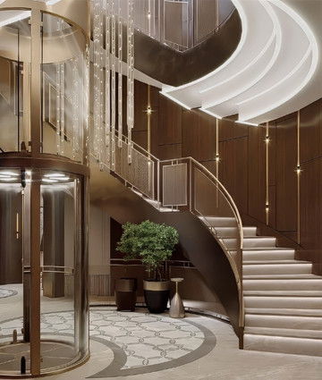 The elegant Entrance