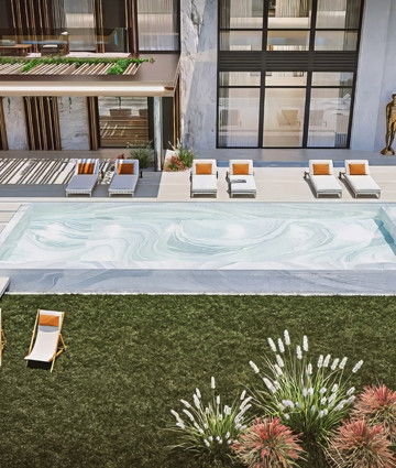 Luxurious pool design