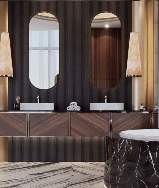 Extravagant Bathroom interior Abu Dhabi