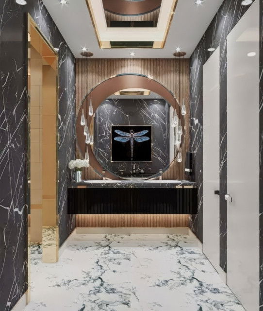 BEST INTERIOR DESIGN OF BATHROOM IN LUXURY STYLE