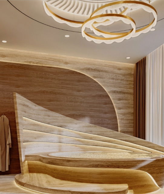 تصميم داخلي فاحر للحمام