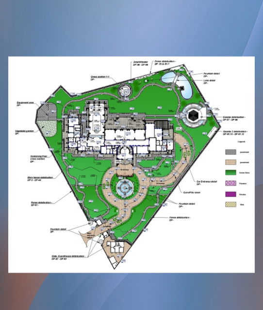 План роскошного дома 5