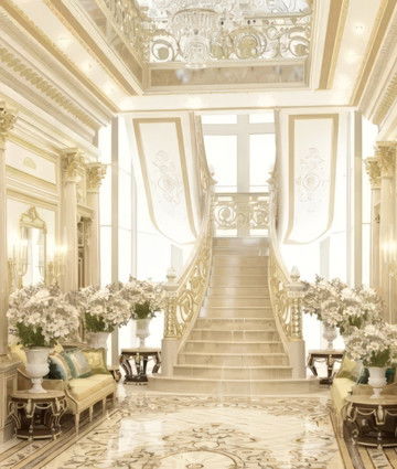 Best Entrance Design for Classic Villa Interior