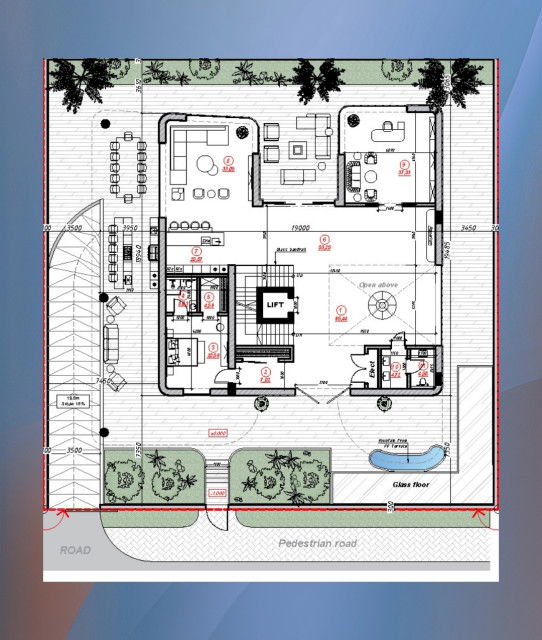 General plan of the territory