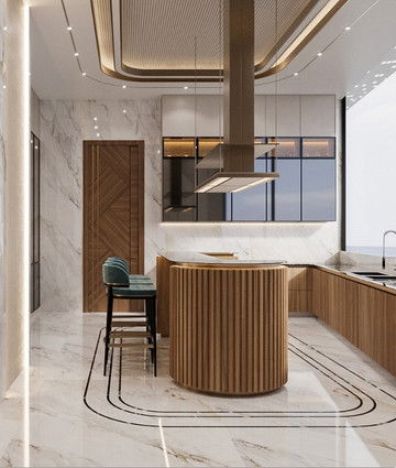 Интерьер кухни в неоклассическом стиле