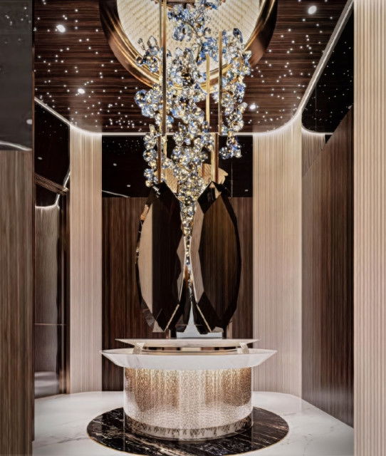 تصميم داخلي لحمام الضيوف