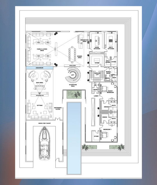 Luxury House Plan Villa 13