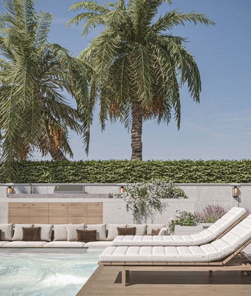 تصميم المسبح الفاخر في دبي