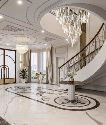 Luxury Villa Main Entrance