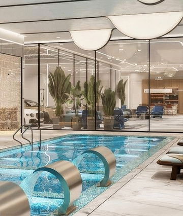 تصميم مذهل لحمام السباحة