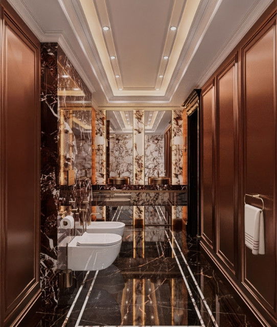 Роскошный дизайн ванной комнаты — премиум интерьеры и санитарные решения