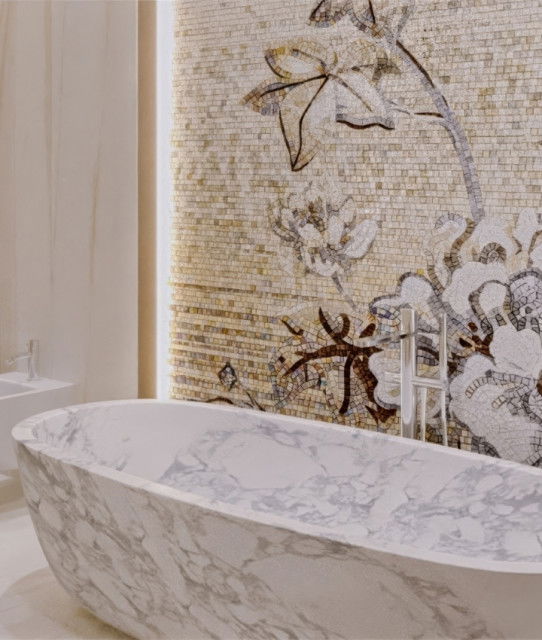 Pink Bathroom Design Idea