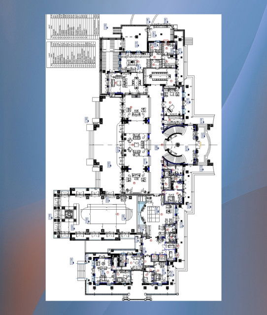 План роскошного дома в Катаре — модель 22
