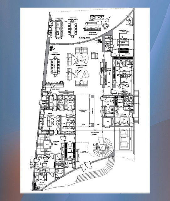 План роскошного дома Шарджа 32