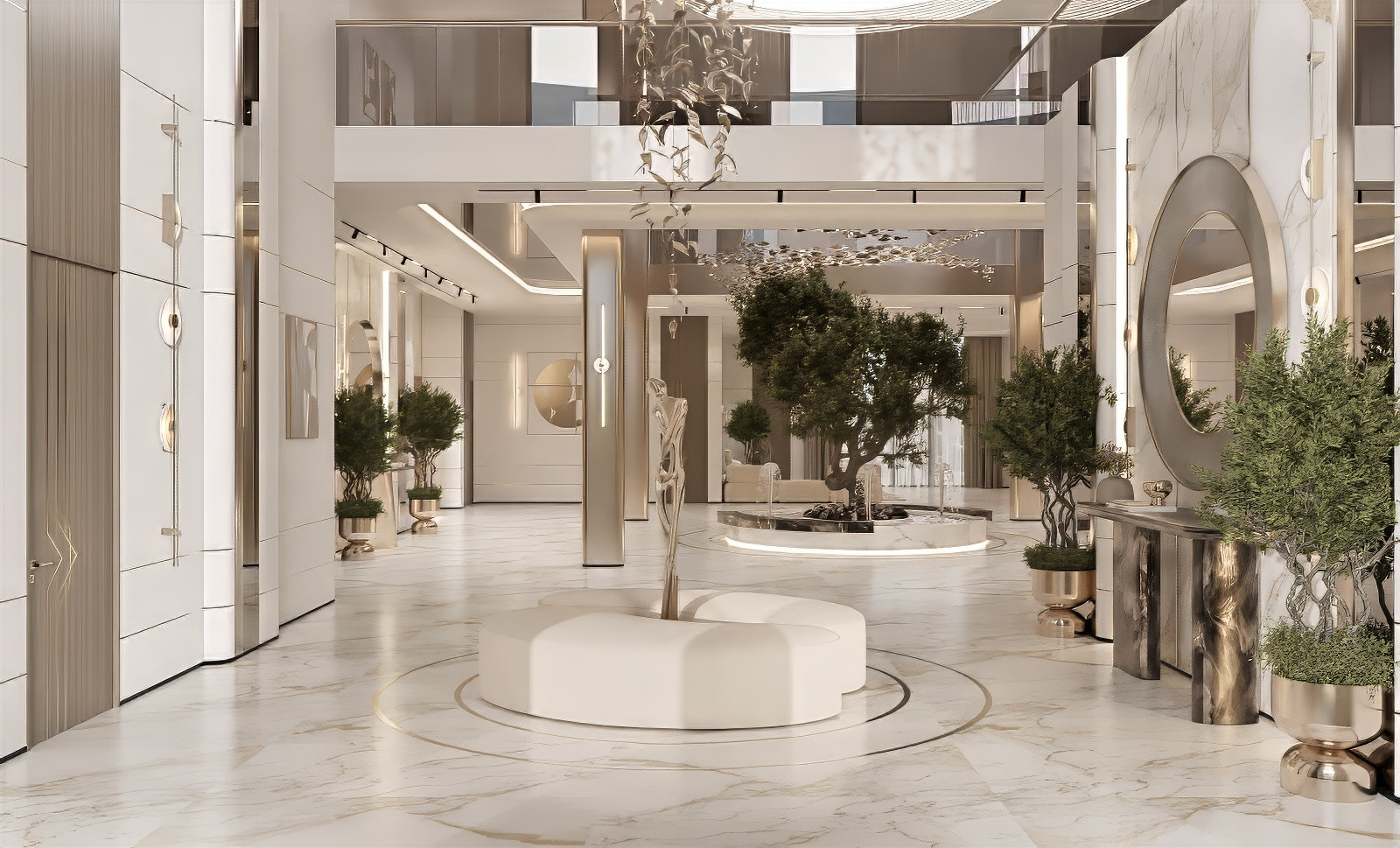 Luxury Modern Villa interior design in Dubai Hills