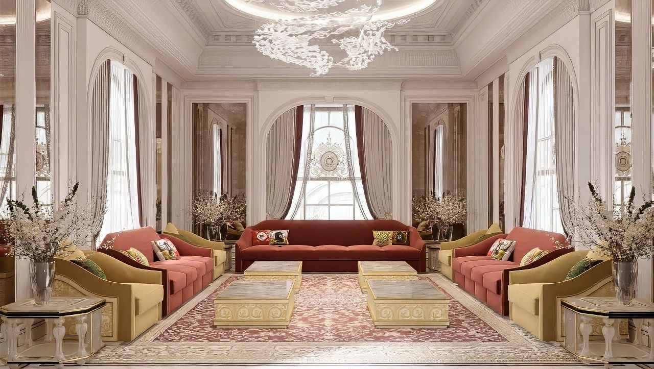 Guest majlis in villa