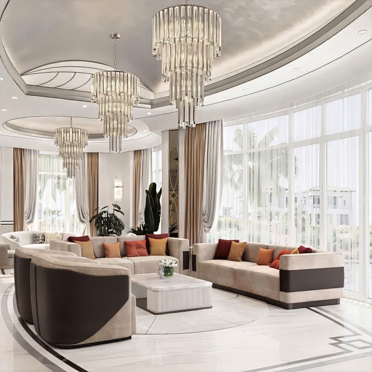 Living room in Palm Jumeirah