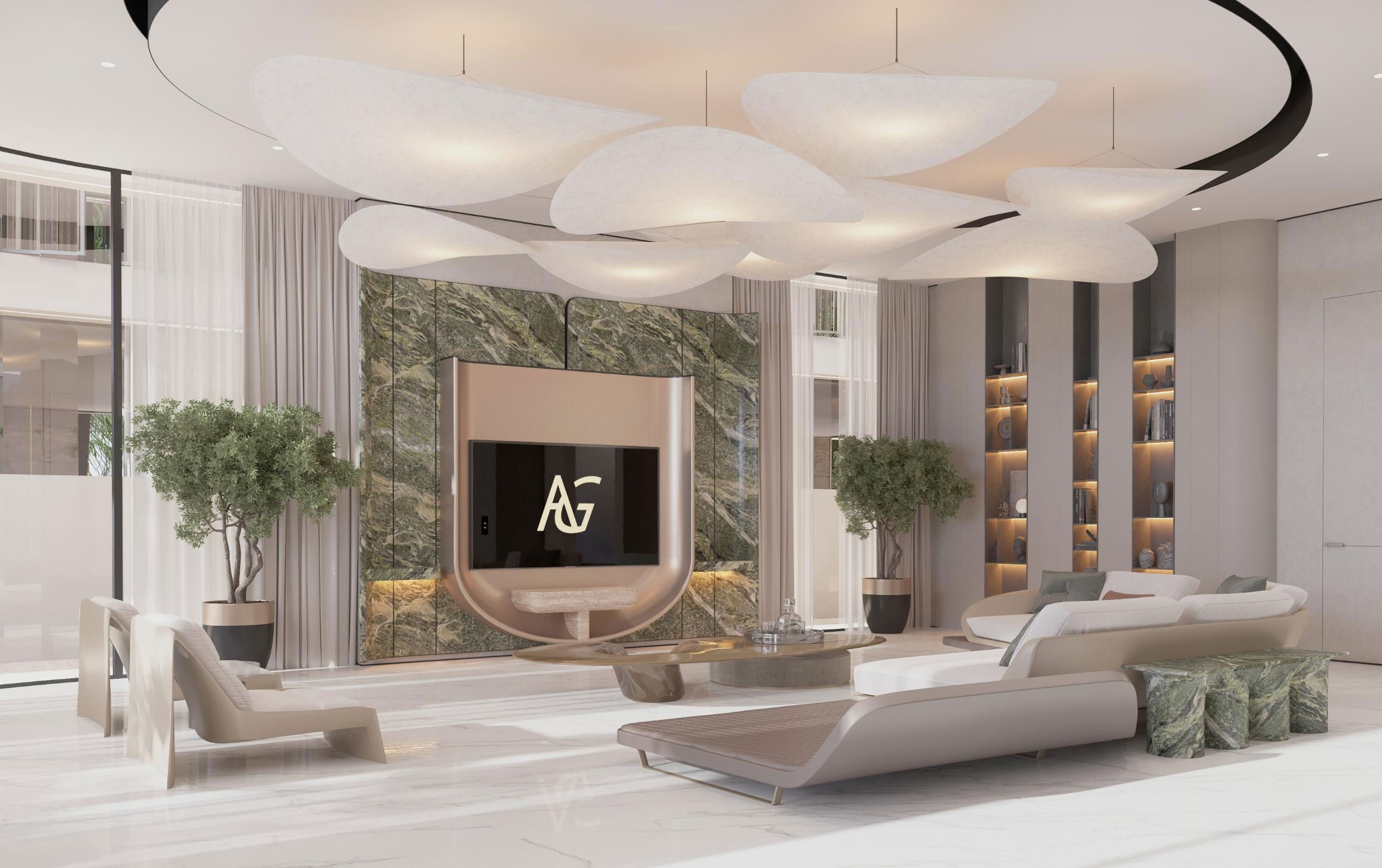 Cozy and Luxury Living Room