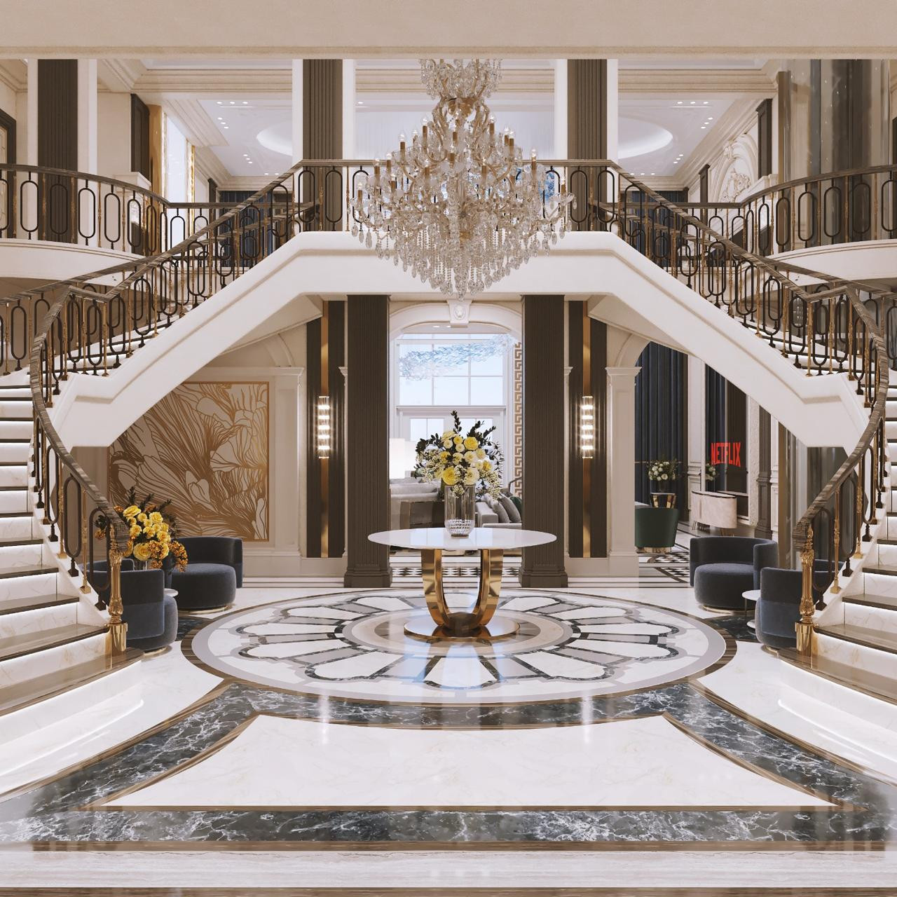 Living Room  Art Deco