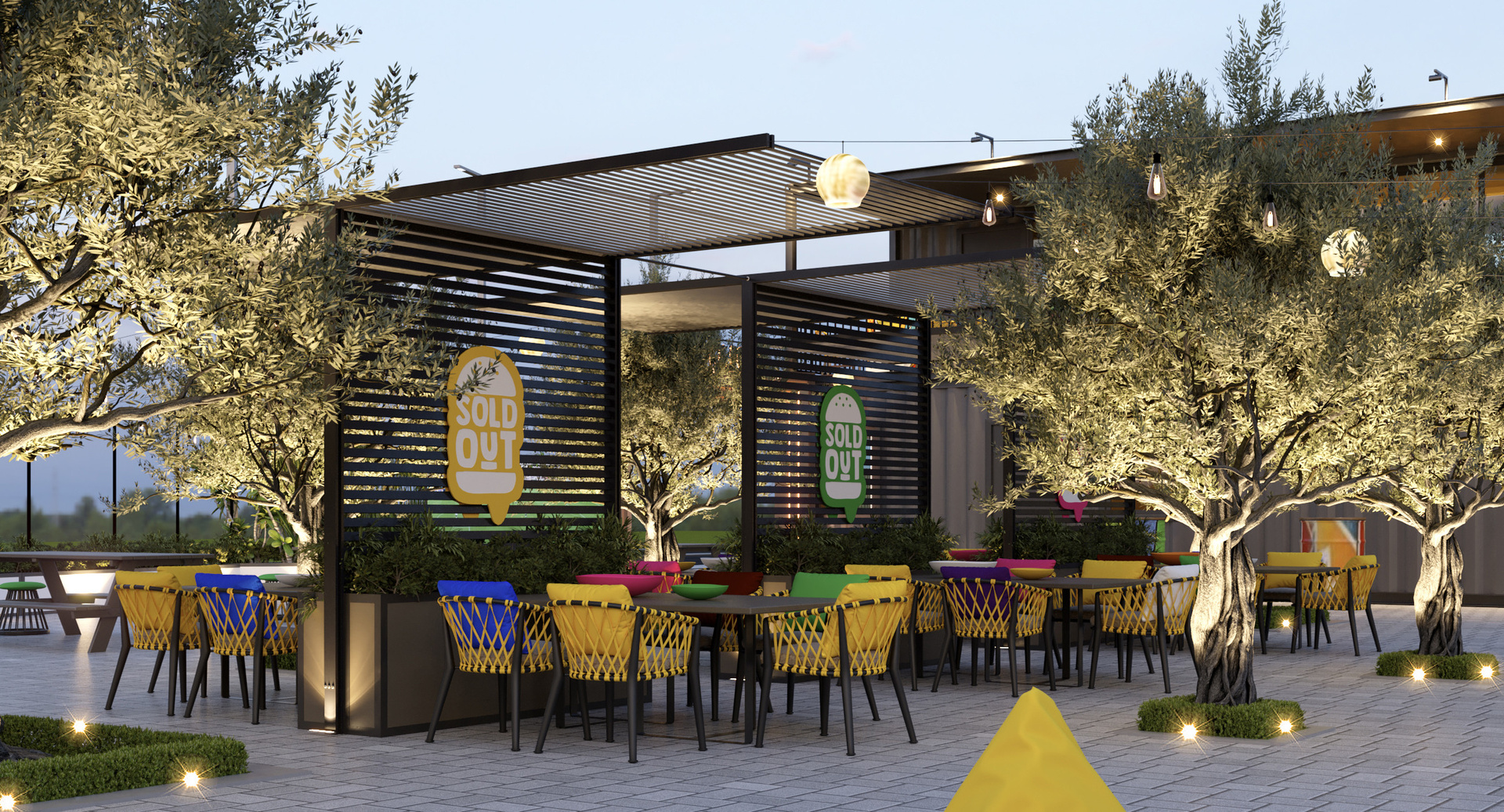 تصميم المطاعم في دبي