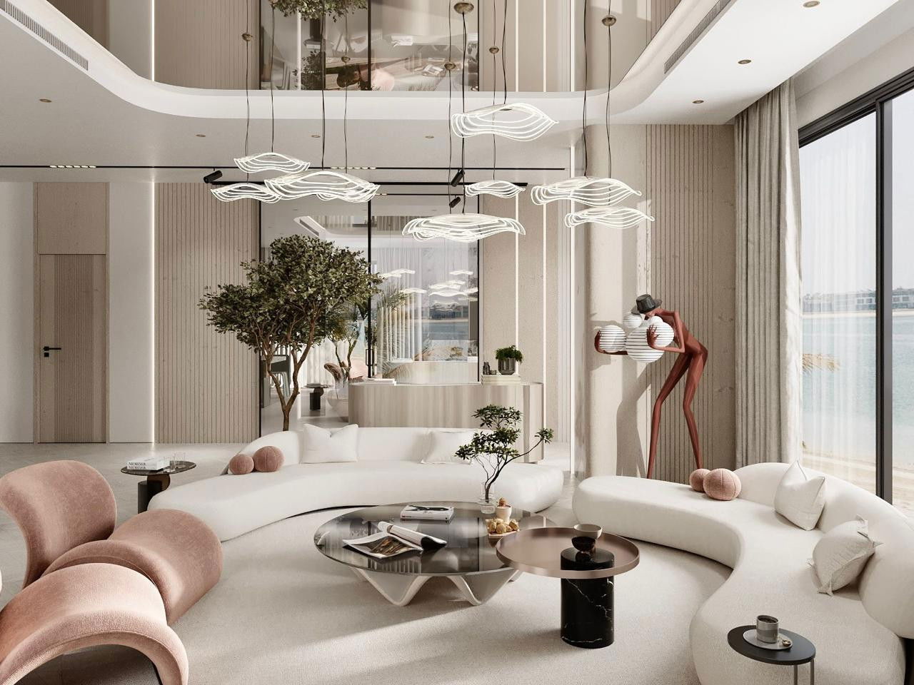 Modern Style Living room Dubai