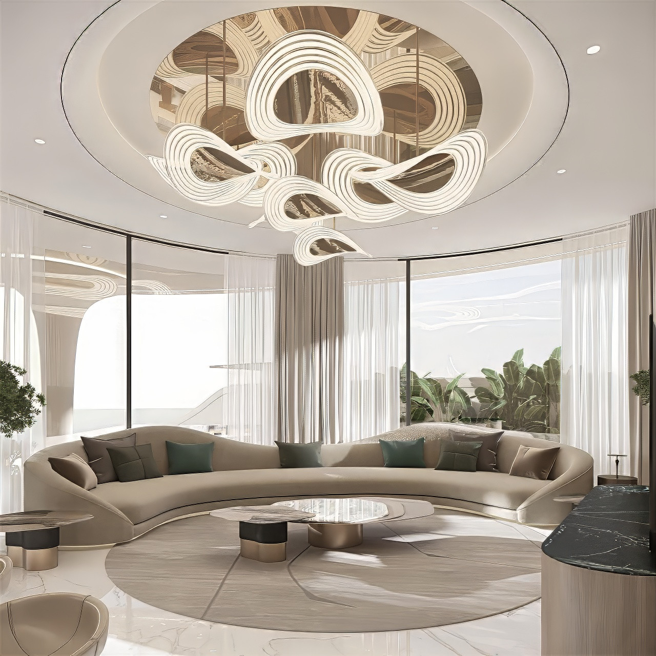 Hall sitting room interior