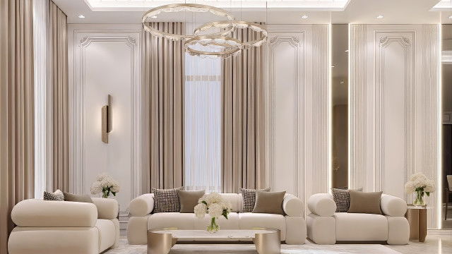 Роскошная гостиная в Дубае