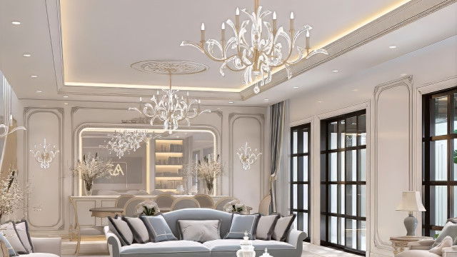 Living room Design in Qatar