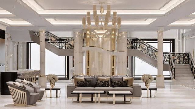 تصميم غرفة المعيشة في الإمارات