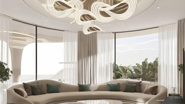 صالة الجلوس الداخلية