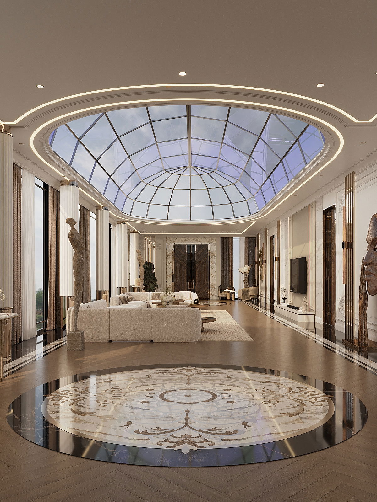 Полное управление проектом и дизайн роскошной виллы